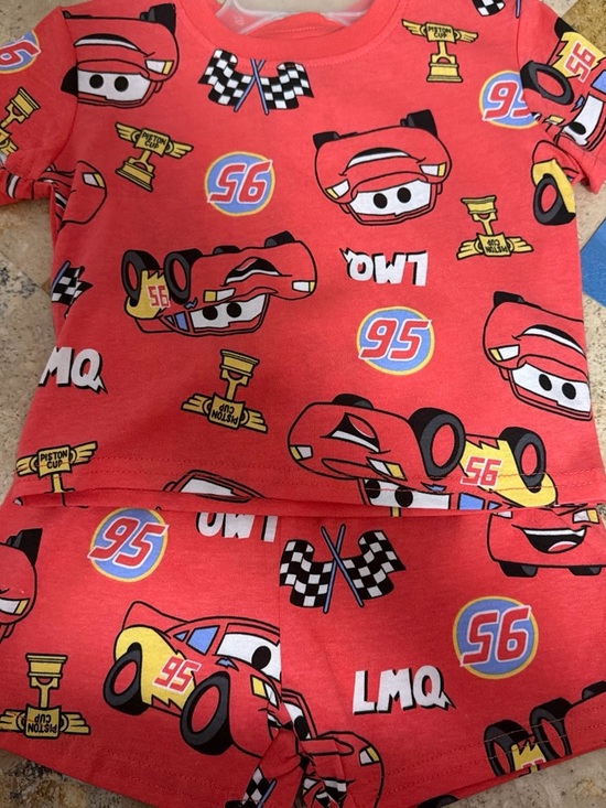 Disney Other - Disney Red Lightning McQueen Cars Pajama Set